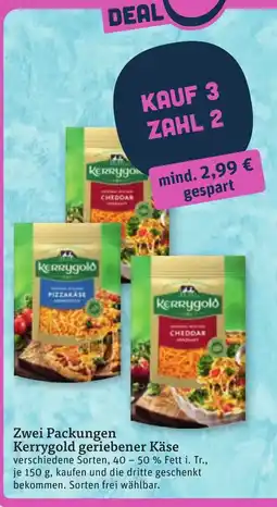 tegut Kerrygold geriebener Käse Angebot