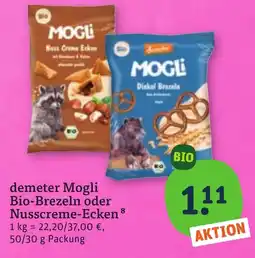 tegut demeter Mogli Bio-Brezeln oder Nusscreme-Ecken Angebot