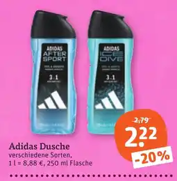 tegut Adidas Dusche Angebot