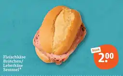 tegut Fleischkäse Brötchen/Leberkäse Semmel Angebot