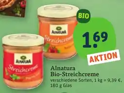 tegut Alnatura Bio-Streichcreme Angebot