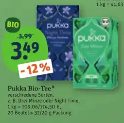 tegut Pukka Bio-Tee Angebot