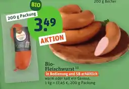 tegut Bio-Fleischwurst Angebot
