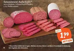 tegut Salamiwurst-Aufschnitt Angebot
