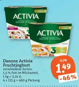 tegut Danone Activia Fruchtjoghurt Angebot