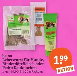 tegut be-so Leberwurst für Hunde Angebot