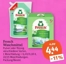 tegut Frosch Waschmittel Angebot