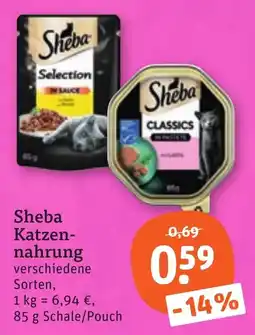 tegut Sheba Katzen-nahrung Angebot