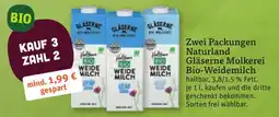 tegut Gläserne Molkerei Bio-Weidemilch Angebot