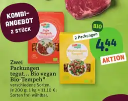 tegut tegut... Bio vegan Bio-Tempeh Angebot