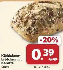Combi Kürbiskern-brötchen mit Karotte Angebot