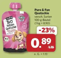 Combi Pure & Fun Quetschie Angebot