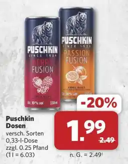 Combi Puschkin Dosen Angebot