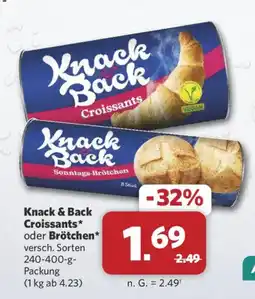 Combi Knack & Back Croissants* oder Brötchen* Angebot