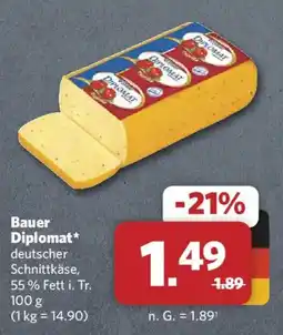 Combi Bauer Diplomat* deutscher Schnittkäse Angebot