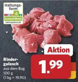 Combi Rinder-gulasch aus dem Bug Angebot