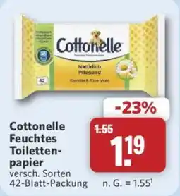 Combi Cottonelle Feuchtes Toilettenpapier Angebot