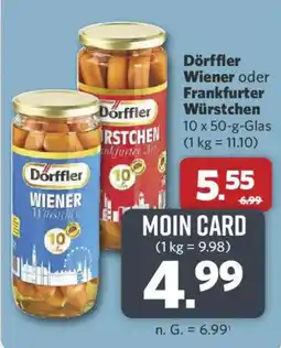 Combi Dörffler Wiener oder Frankfurter Würstchen Angebot