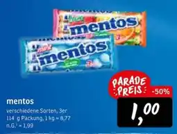 KONSUM mentos Angebot