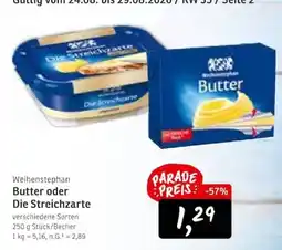 KONSUM Weihenstephan Butter oder Die Streichzarte Angebot