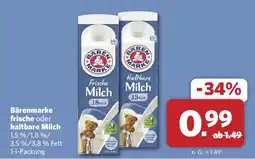 Combi Bärenmarke Frische Milch Angebot