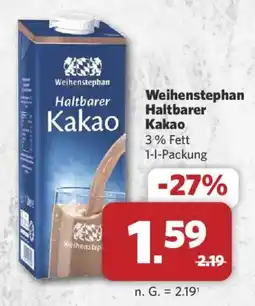 Combi Weihenstephan Haltbarer Kakao Angebot