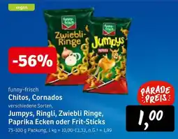 KONSUM funny-frisch Chitos, Cornados Angebot