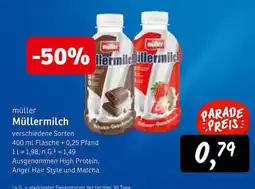 KONSUM müller Müllermilch Angebot