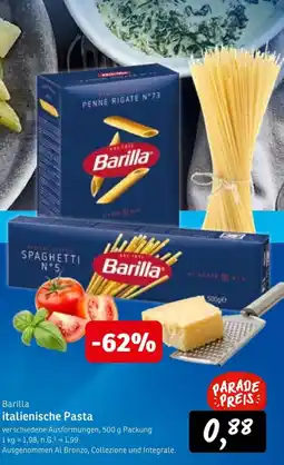 KONSUM Barilla italienische Pasta Angebot