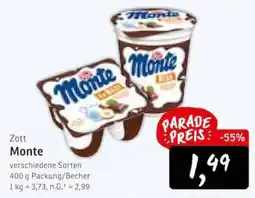 KONSUM Zott Monte Angebot