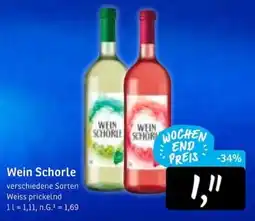 KONSUM Wein Schorle Angebot