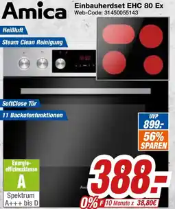 Expert Klein Amica Einbauherdset EHC 80 Ex Angebot