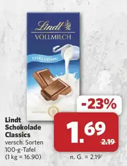 Combi Lindt Schokolade Classics Angebot