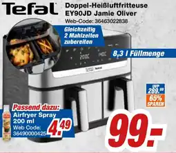 Expert Klein Tefal Doppel-Heißluftfritteuse EY90JD Jamie Oliver Angebot