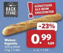 Combi BACK STUBE Weizen-baguette Angebot