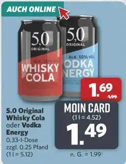 Combi 5.0 Original Whisky Cola oder Vodka Energy Angebot