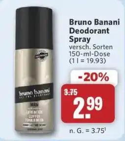 Combi Bruno Banani Deodorant Spray Angebot