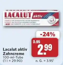 Combi Lacalut aktiv Zahncreme Angebot