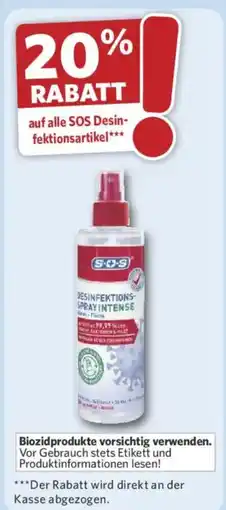 Combi SOS Desinfektionsspray Intense Angebot