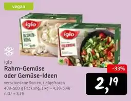 KONSUM iglo Rahm-Gemüse oder Gemüse-Ideen Angebot