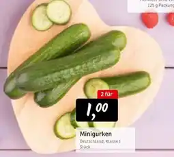 KONSUM Minigurken Angebot