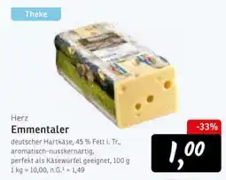KONSUM Herz Emmentaler Angebot