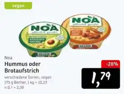 KONSUM Noa Hummus oder Brotaufstrich Angebot