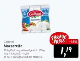 KONSUM Galbani Mozzarella Angebot