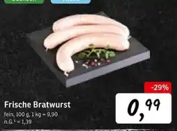 KONSUM Frische Bratwurst Angebot