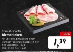KONSUM Dürrröhrsдорfer Bierschinken Angebot