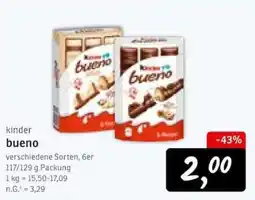 KONSUM kinder bueno Angebot