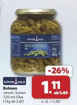 Combi KÜSTEN GOLD Brechbohnen Angebot