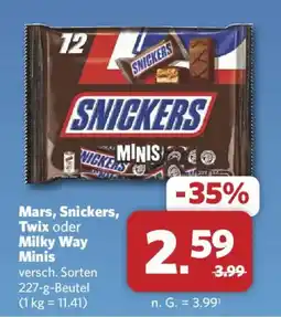 Combi Snickers Minis Angebot
