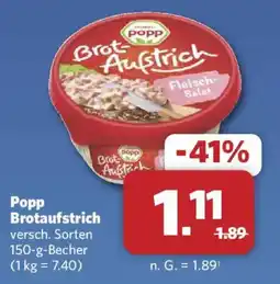 Combi Popp Brotaufstrich Angebot